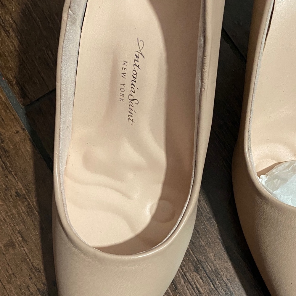 Antonia Saint Beige Pointed-Toe Heels — Classic Work-to-Evening Pump - Picture 5 of 6